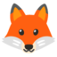 Fox emoji, Google design
