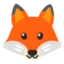 Fox emoji on Android