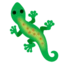 Lizard emoji on Android