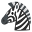 Download Zebra emoji, Google style