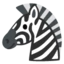 Zebra emoji on Android