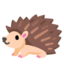 Hedgehog emoji, Google design