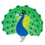 Peacock emoji, Google design