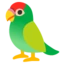 Parrot emoji, Google design