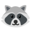 Raccoon emoji, Google design