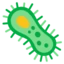 Microbe emoji, Google design