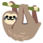Download Sloth emoji, Google style
