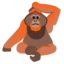 Orangutan emoji on Android