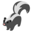 Skunk emoji, Google design