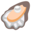 Oyster emoji, Google design