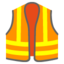 Safety Vest emoji, Google design