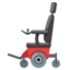 Motorized Wheelchair emoji on Android