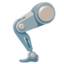 Mechanical Leg emoji, Google design