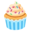 Cupcake emoji on Android