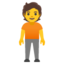 Download Person Standing emoji, Google style