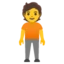 Person Standing emoji, Google design