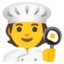 Cook emoji, Google design