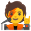Download Singer emoji, Google style