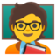 Download Teacher emoji, Google style