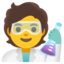 Download Scientist emoji, Google style