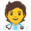 Download Health Worker emoji, Google style