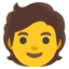 Person emoji, Google design