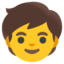 Child emoji, Google design