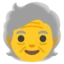Older Person emoji on Android