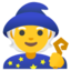 Mage emoji, Google design