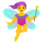 Woman Fairy emoji, Google design