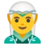Man Elf emoji, Google design