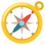 Download Compass emoji, Google style