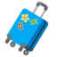 Luggage emoji, Google design