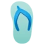 Thong Sandal emoji on Android