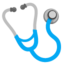Stethoscope emoji, Google design