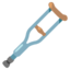 Crutch emoji, Google design