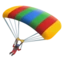 Parachute emoji on Android