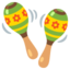 Maracas emoji, Google design