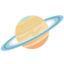 Ringed Planet emoji, Google design