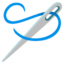 Sewing Needle emoji, Google design
