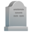 Headstone emoji, Google design