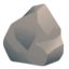 Rock emoji on Android
