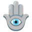 Hamsa emoji, Google design