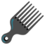 Hair Pick emoji, Google design