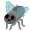 Fly emoji, Google design
