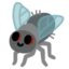 Fly emoji on Android