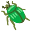 Beetle emoji on Android