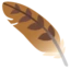 Feather emoji, Google design