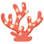 Coral emoji, Google design