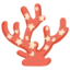 Coral emoji on Android